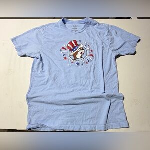 Light Blue Graphic Tee